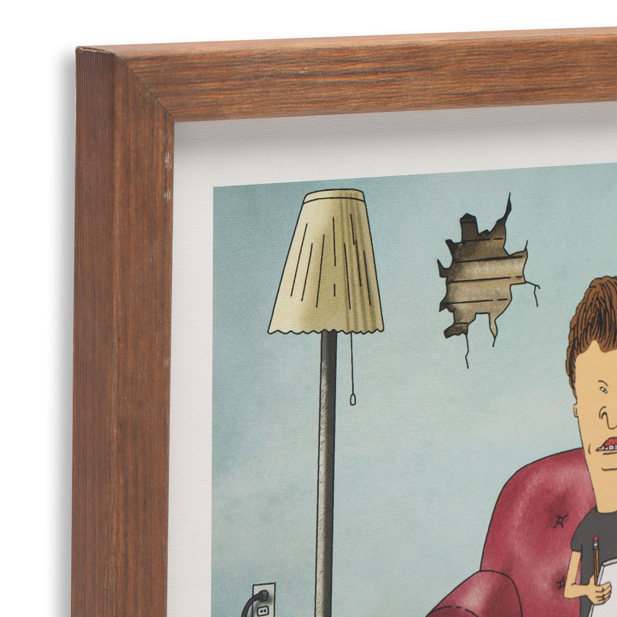 Amazon.com: Beavis and Butt-Head Couch Framed Wood Wall Decor